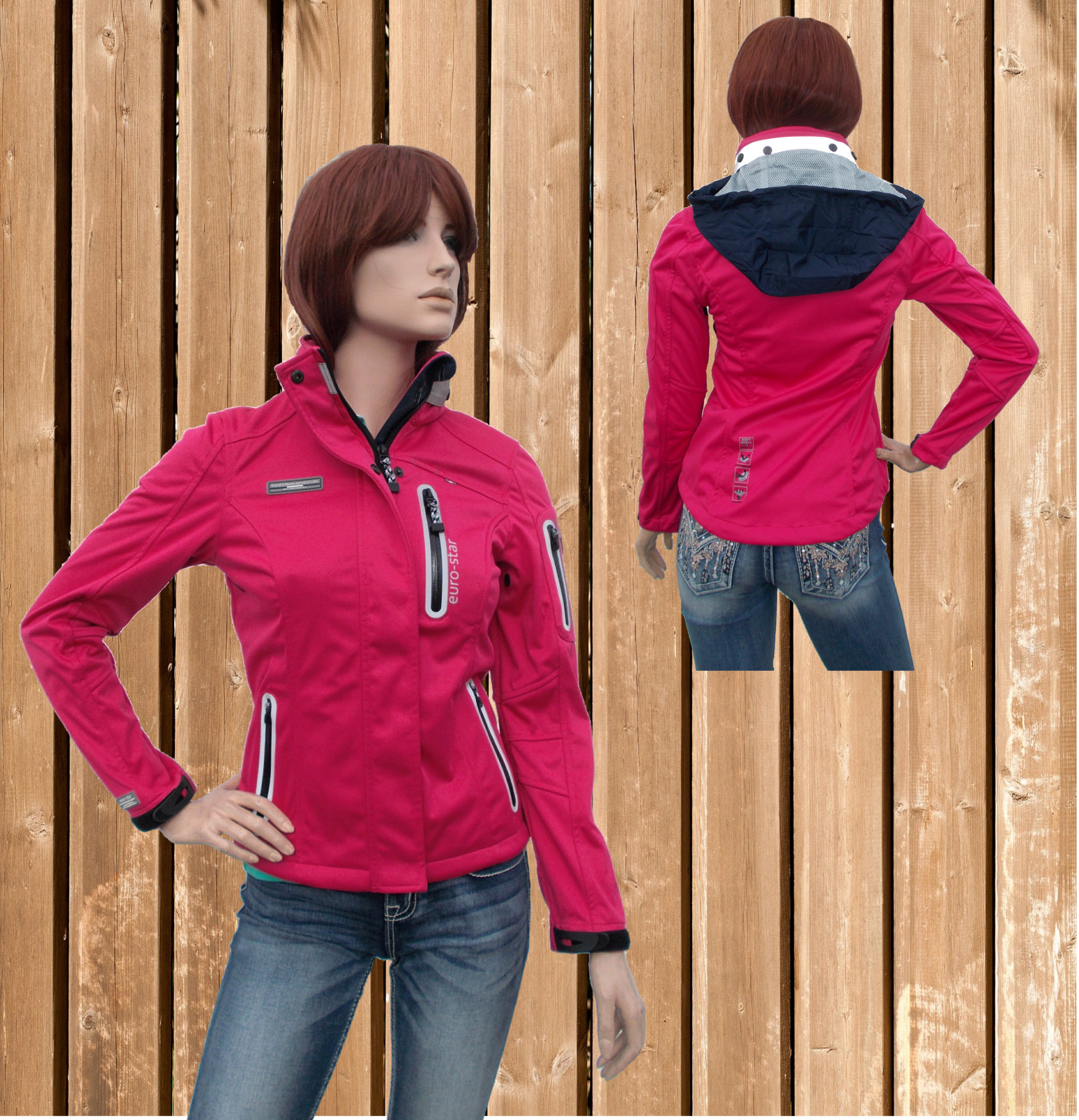 Euro Star Softshell Jacke Alva pink